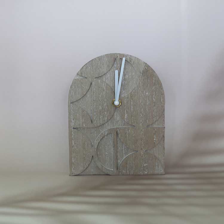 Pattern Wood Clock