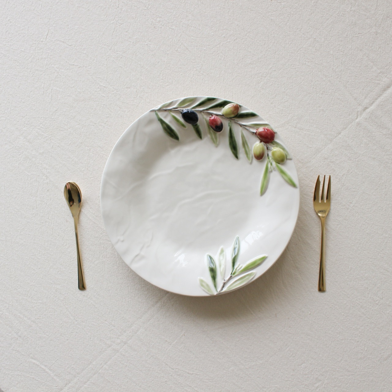Olive Dessert Plate