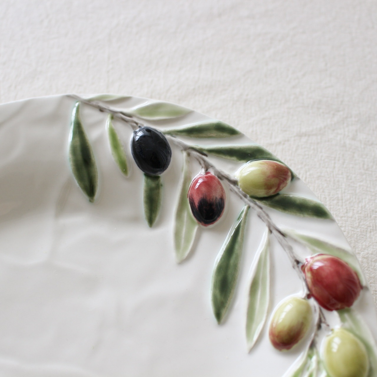 Olive Dessert Plate