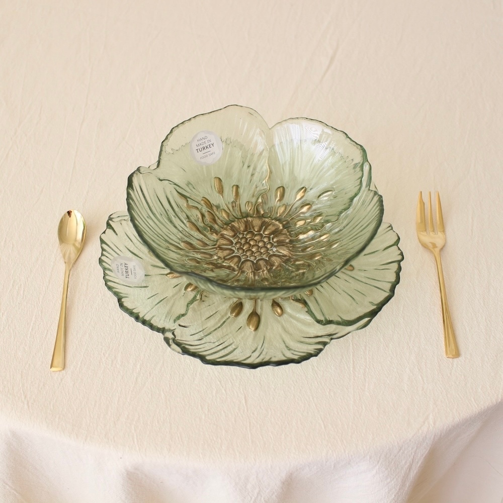 オーストラリア直輸入ガラスプレート＆ボウル｜Coast to Coast 花柄