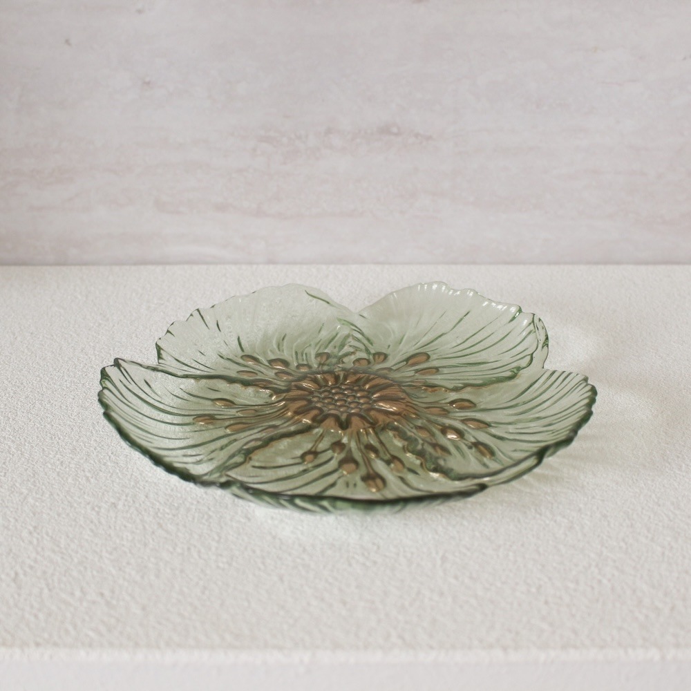 Abigail Glass Bowl & Plate