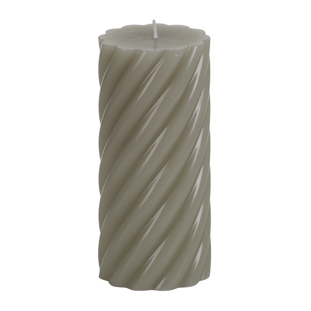 Twist Pillar Candle Tall