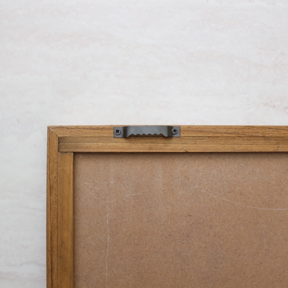 Citron Frame Glass Print