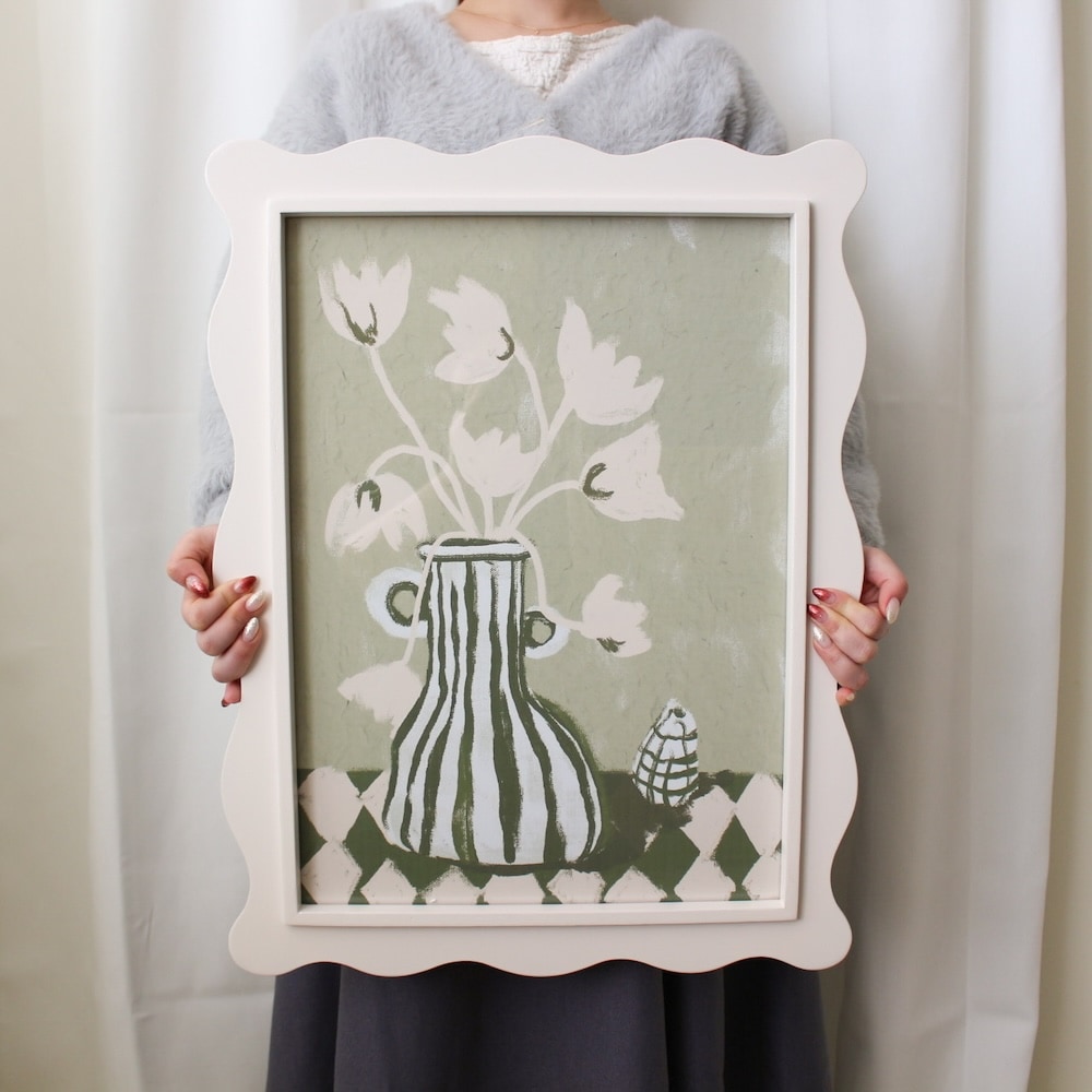 オーストラリア直輸入フレームガラスアート｜Coast to Coast 花瓶