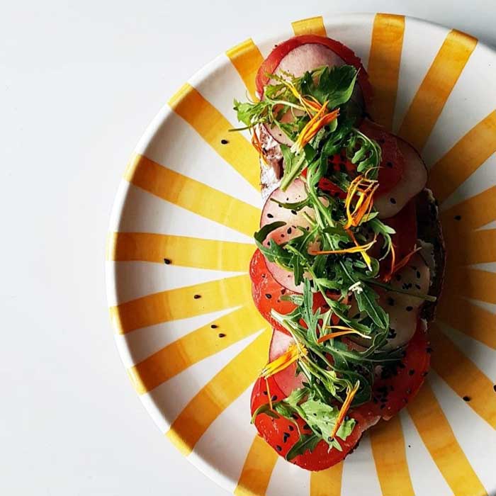 Ray Regular Bowl -Tangerine- (17cm)