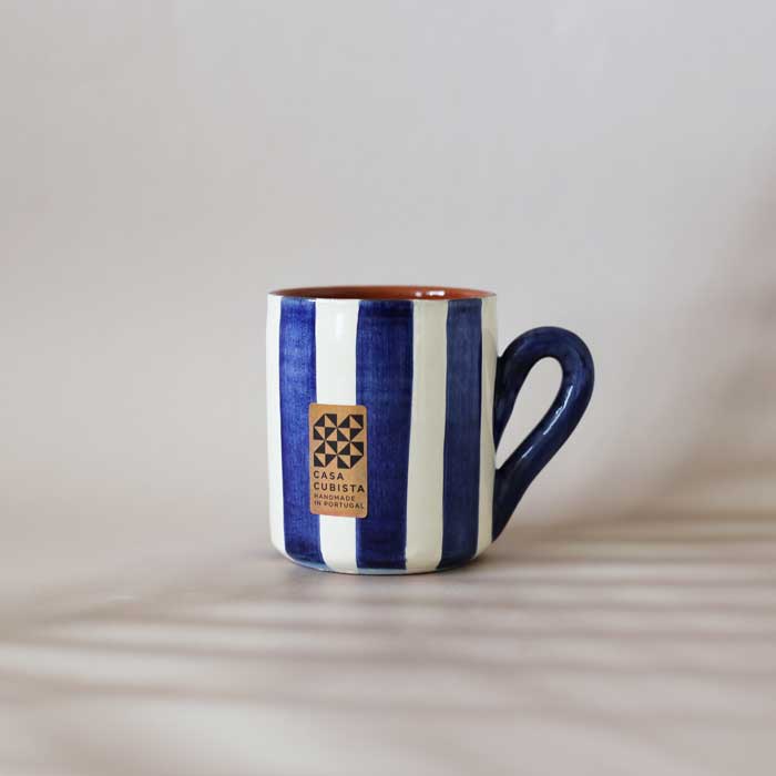 ポルトガル直輸入マグカップ(ブルー)_ Casa Cubista マグカップ