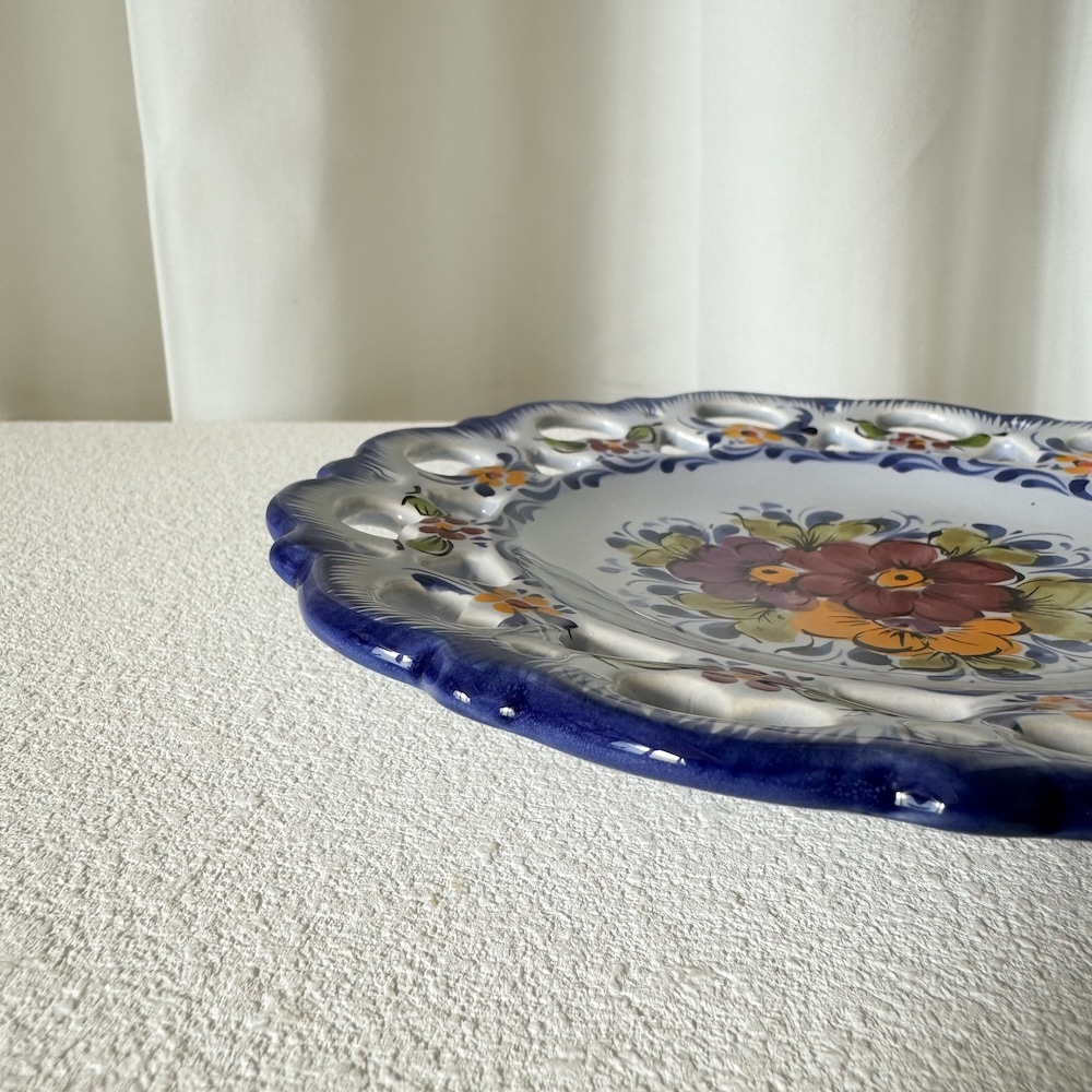 ポルトガル伝統装飾アズレージョの飾り皿 ｜ポルトガル 伝統装飾