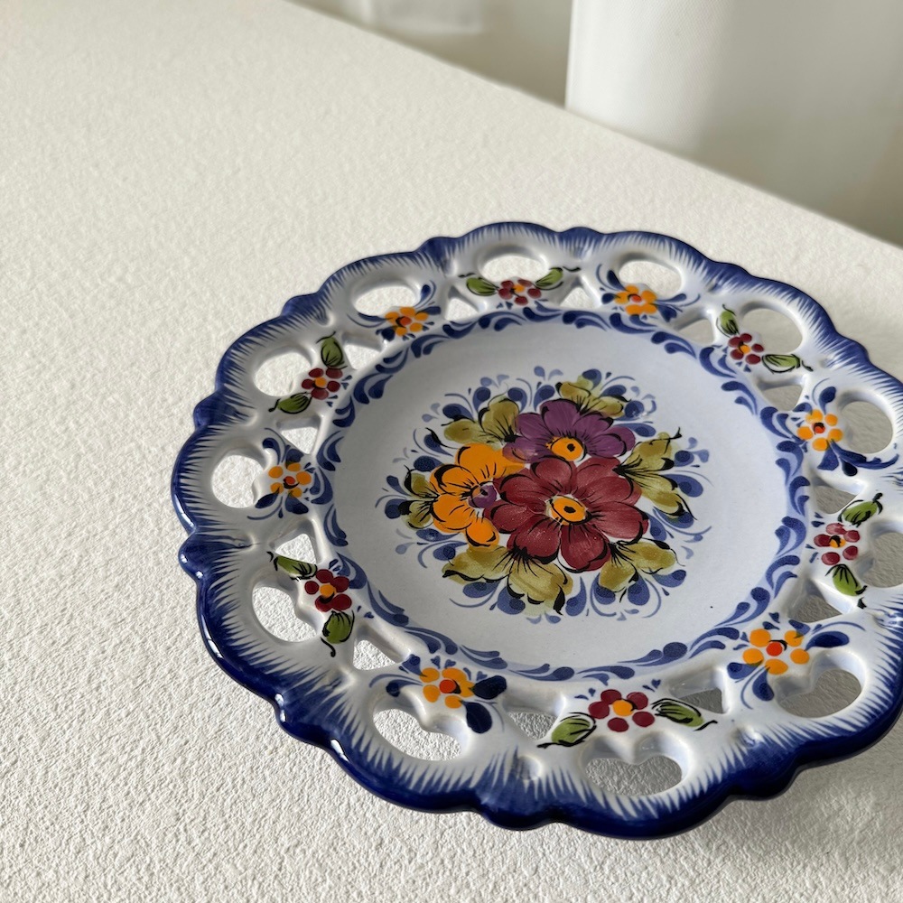 ポルトガル伝統装飾アズレージョの飾り皿 ｜ポルトガル 伝統装飾