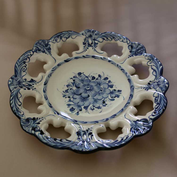 ポルトガル伝統装飾アズレージョの飾り皿 ｜ポルトガル 伝統装飾