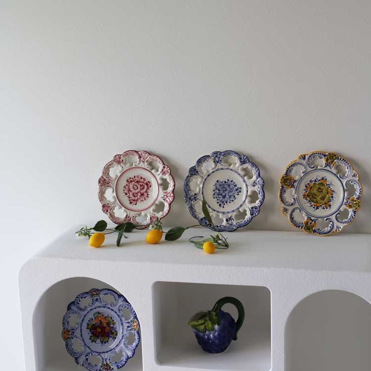 ポルトガル伝統装飾アズレージョの飾り皿 ｜ポルトガル 伝統装飾