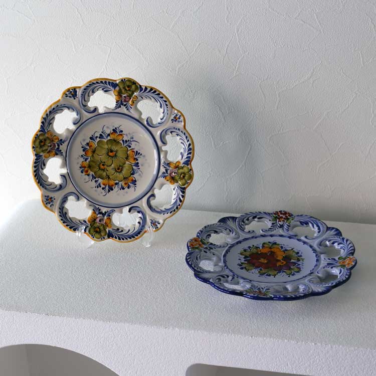 ポルトガル伝統装飾アズレージョの飾り皿 ｜ポルトガル 伝統装飾