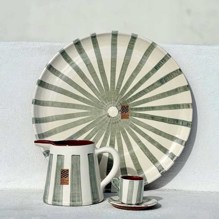 Casa Cubista ジャグ 水差し 花瓶 フラワーベース セージ グリーン 緑