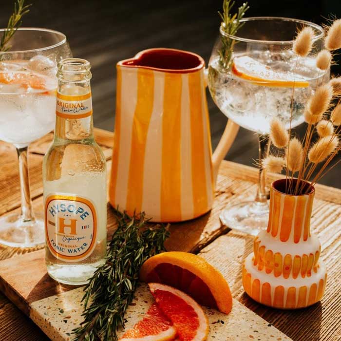 Large Garafe Vase -Tangerine-