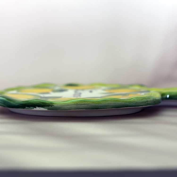 タリエーレ プレート レモン柄 イタリア製 陶器製 ハンドペイント 夏の