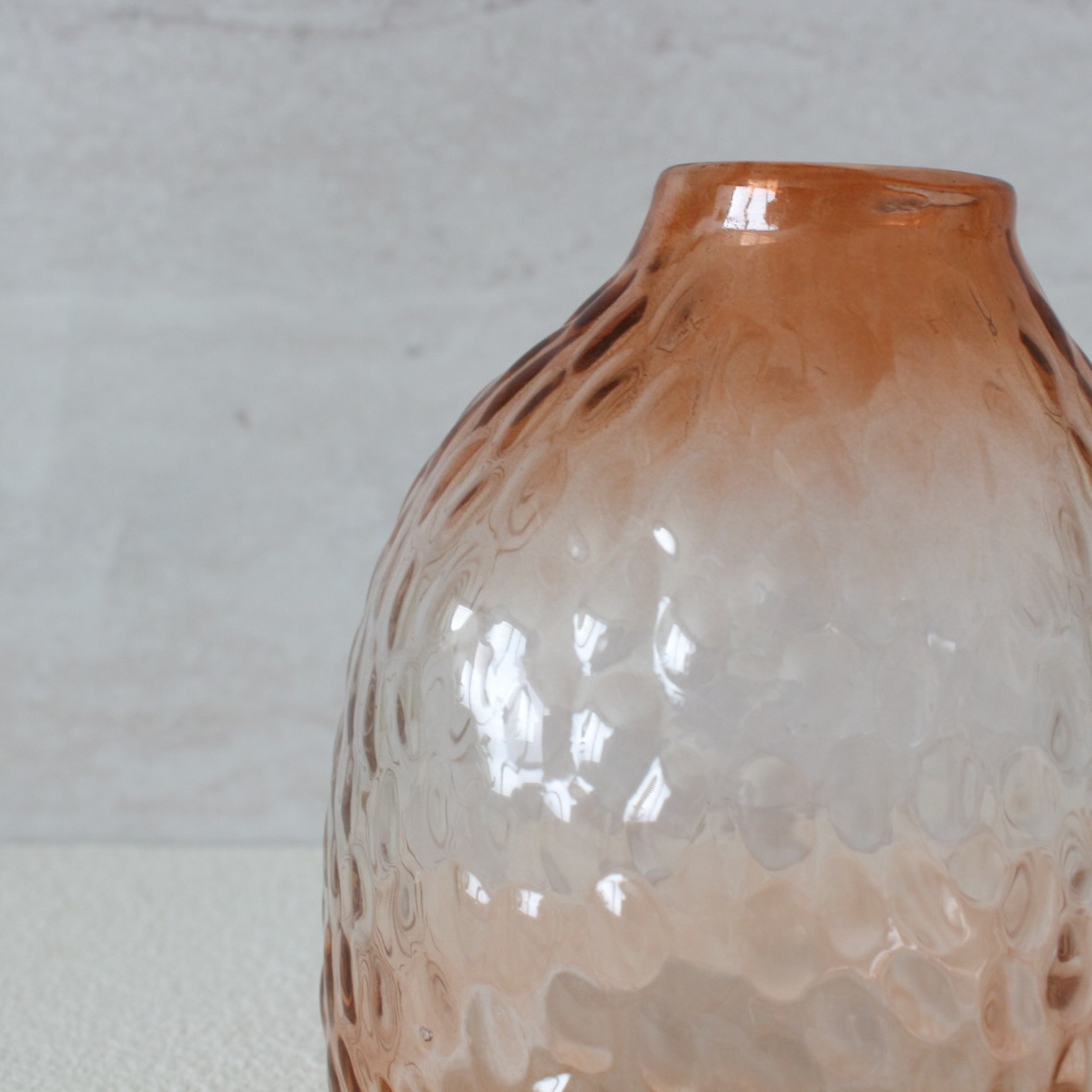 Suzanne Glass Vase -Amber-