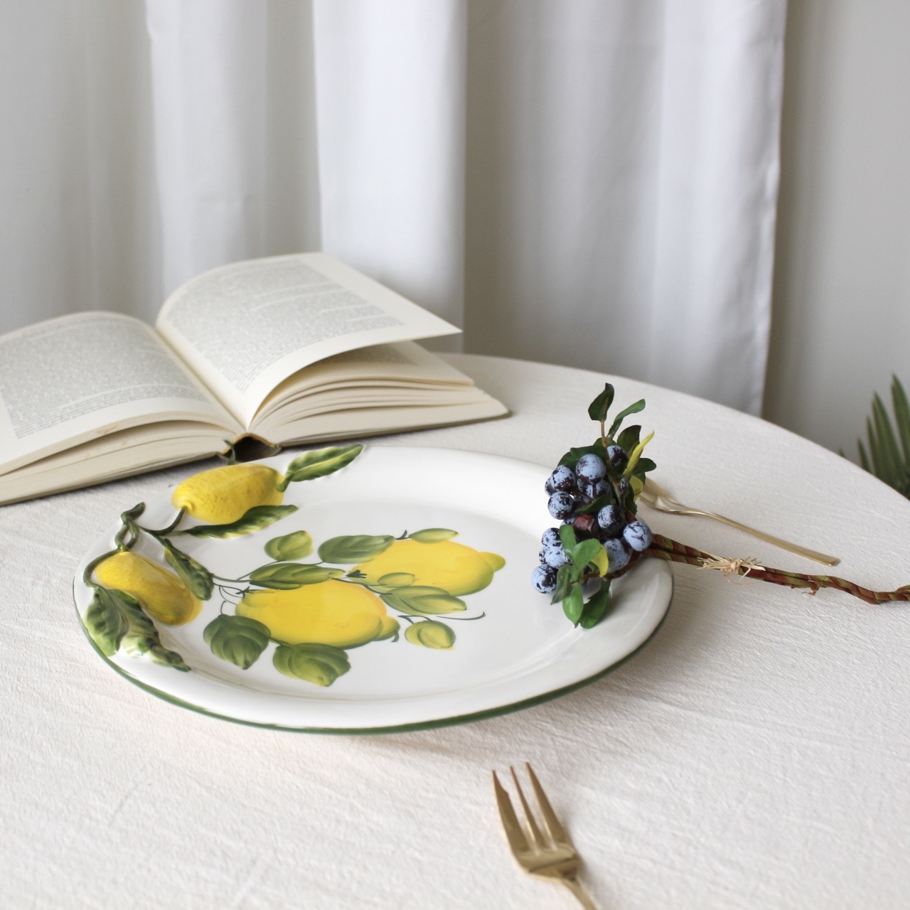 Lemon Round Dish (26cm)