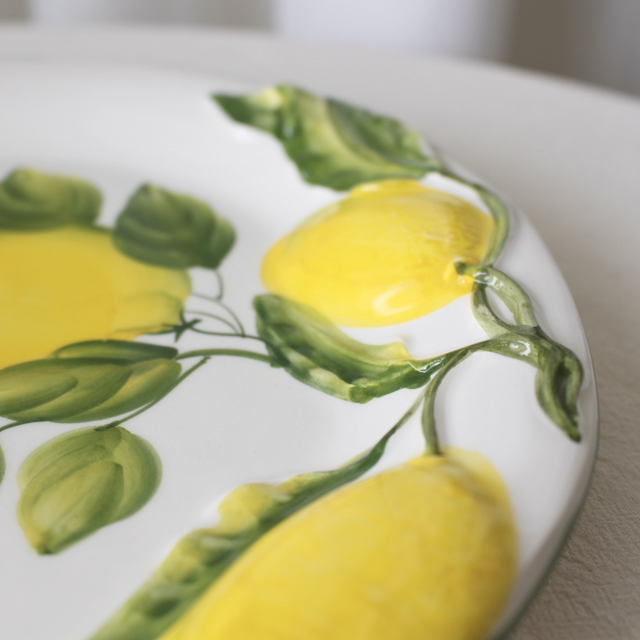 Lemon Round Dish (26cm)