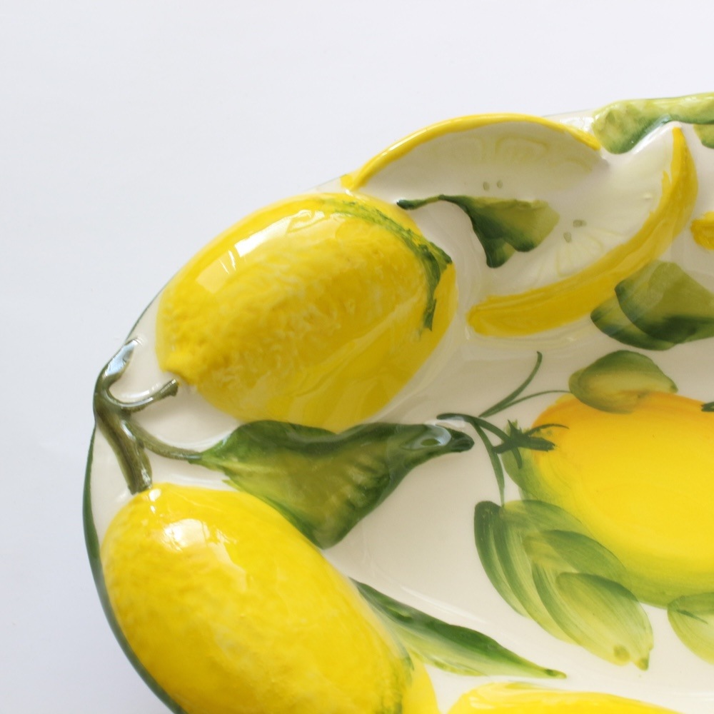 Lemon Oval Plate (29cm)