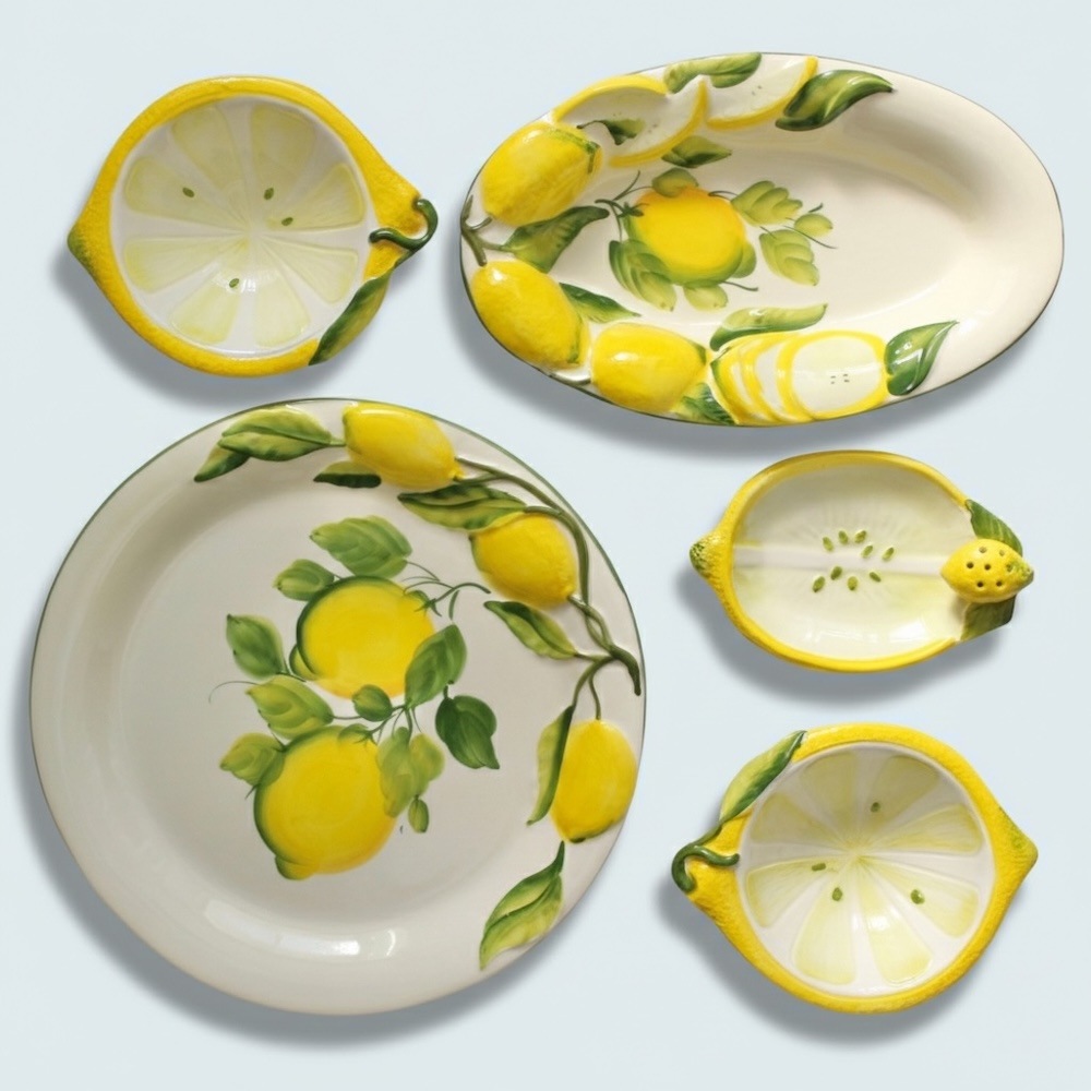 Lemon Oval Plate (29cm)