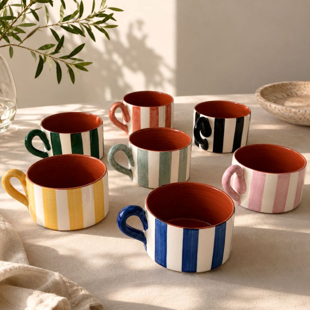 Flat Mug - Vertical Stripe / 2026 SS 