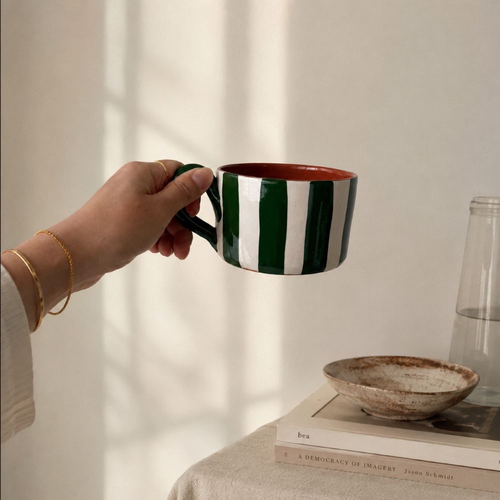 Flat Mug - Vertical Stripe / 2026 SS 