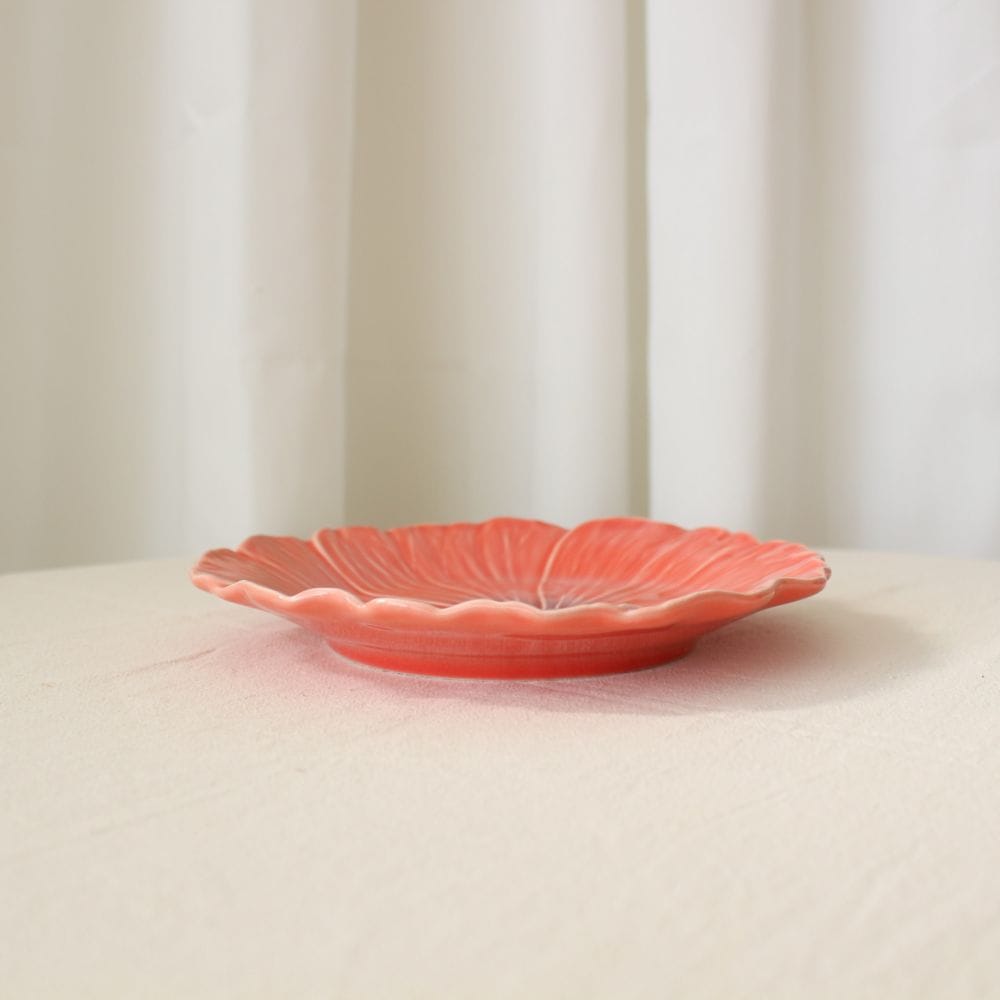 Maria Flor Plate -Hollyhock-