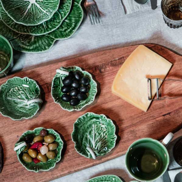 キャベツ プチリーフボウル ボルダロピニェイロ Bordallo Pinheiro 豆