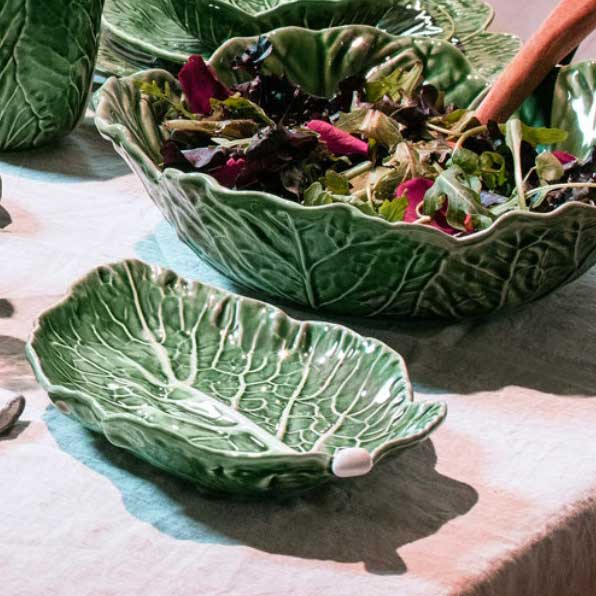 Cabbage Leaf Plate (25cm)