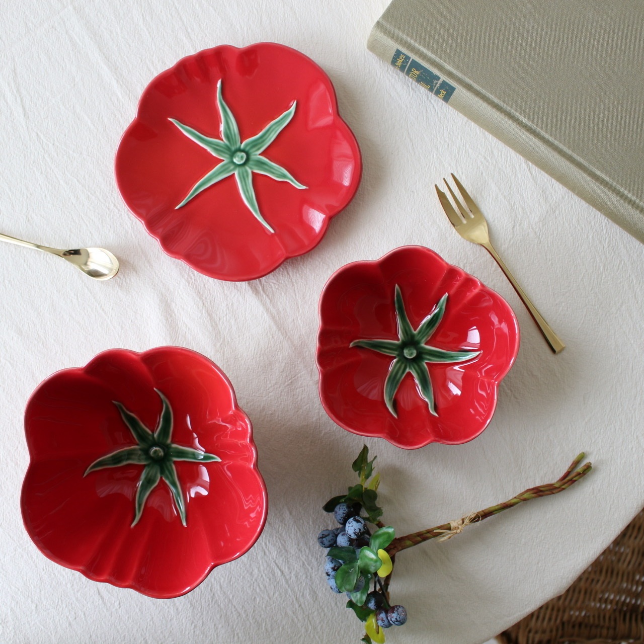 Tomato Dessert Plate
