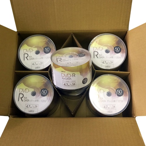 LAZOS DVD-R 16��®��L-DD50P��500�硡BOX���å�