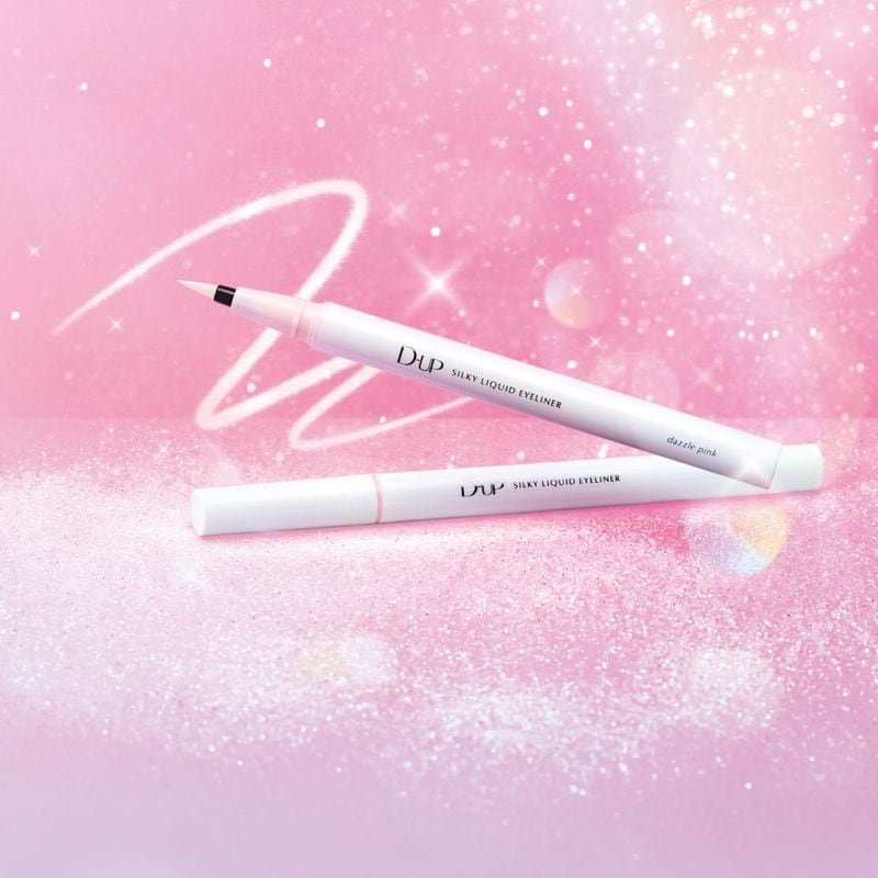 シルキーリキッドアイライナーWP ダズルピンク [ラメライナー]｜D-UP