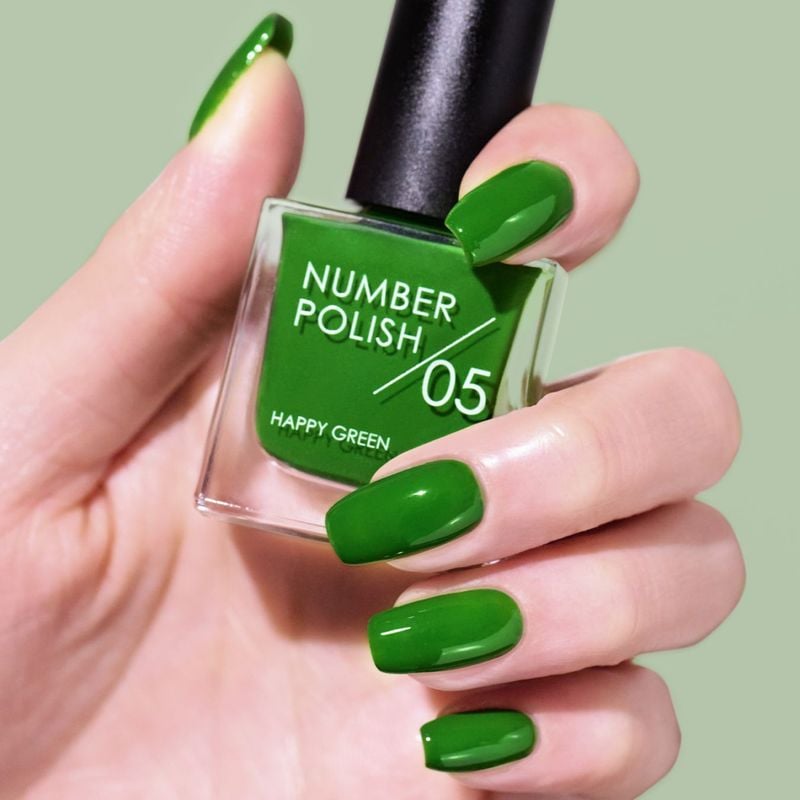NUMBER POLISH 05 Happy Green / ハッピーグリーン｜D-UP ONLINE SHOP
