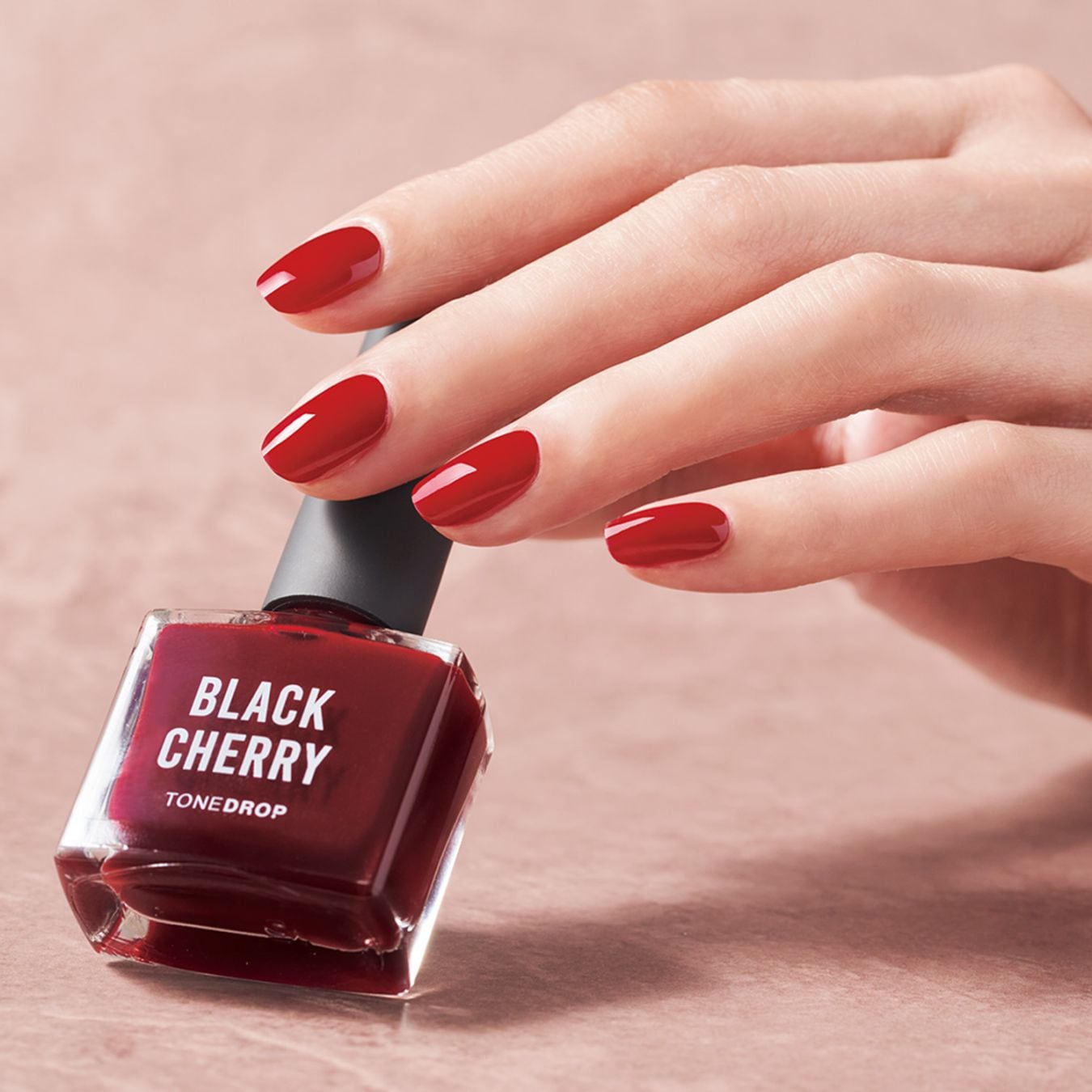 TONE DROP ネイルポリッシュ 018 Black Cherry / ブラックチェリー｜D