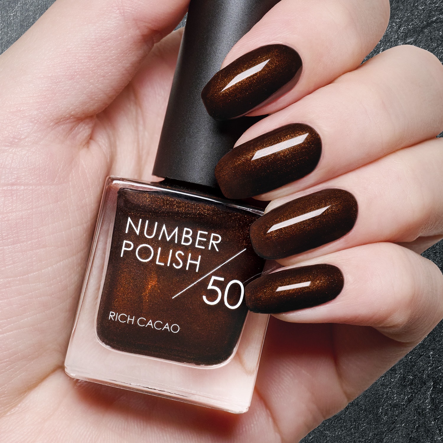 Rページ ネイルチップ 新色】NUMBER POLISH 50 RICH CACAO / リッチカカオ｜D-UP ONLINE SHOP