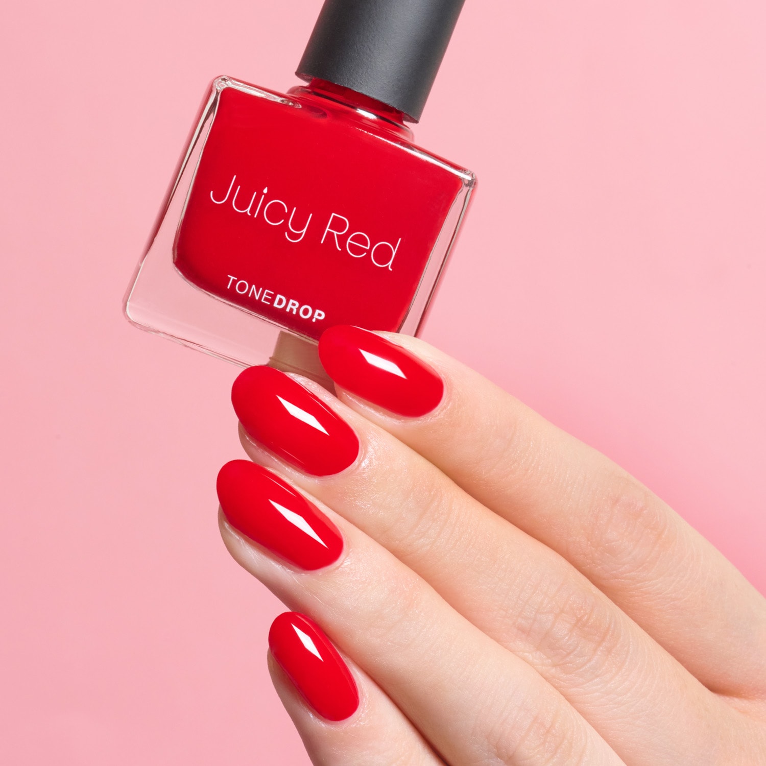 TONE DROP ネイルポリッシュ 064 Juicy Red / ジューシーレッド｜D-UP