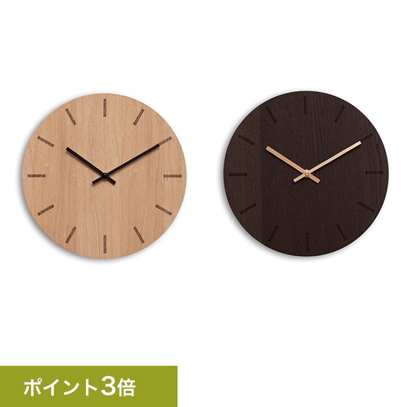 Wall Clock  ��HEMVERK�� Light Oak ��280mm/��380mm �� Dark Oak ��280mm��_ �ɳݤ�����