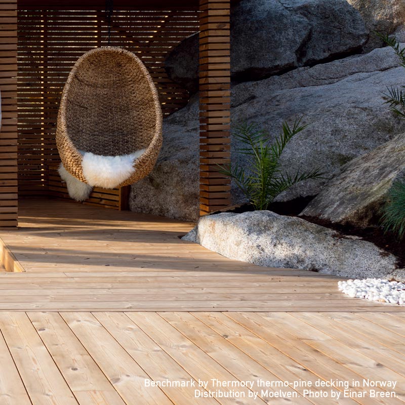デッキ材 サーモパイン 【THERMORY】｜テルモリー サーモウッド＿