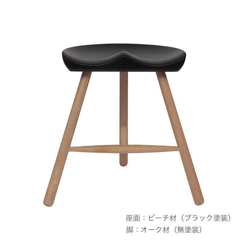 �ڸ��꿧�ۥ֥�å����꡼�� SHOEMAKER CHAIR No.49 ���ġ���  ��WERNER�� ���塼�᡼���������� ALL BLACK��BLACK/OAK