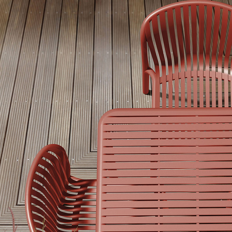 �֥�͡��ơ��֥� & ����������å�  / BRENE Table & Chair - RED��  ��FERNE�ۥե���͡������ȥɥ��ȶ�