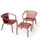 �֥�͡��ơ��֥� & ����������å�  / BRENE Table & Chair - RED��  ��FERNE�ۥե���͡������ȥɥ��ȶ�