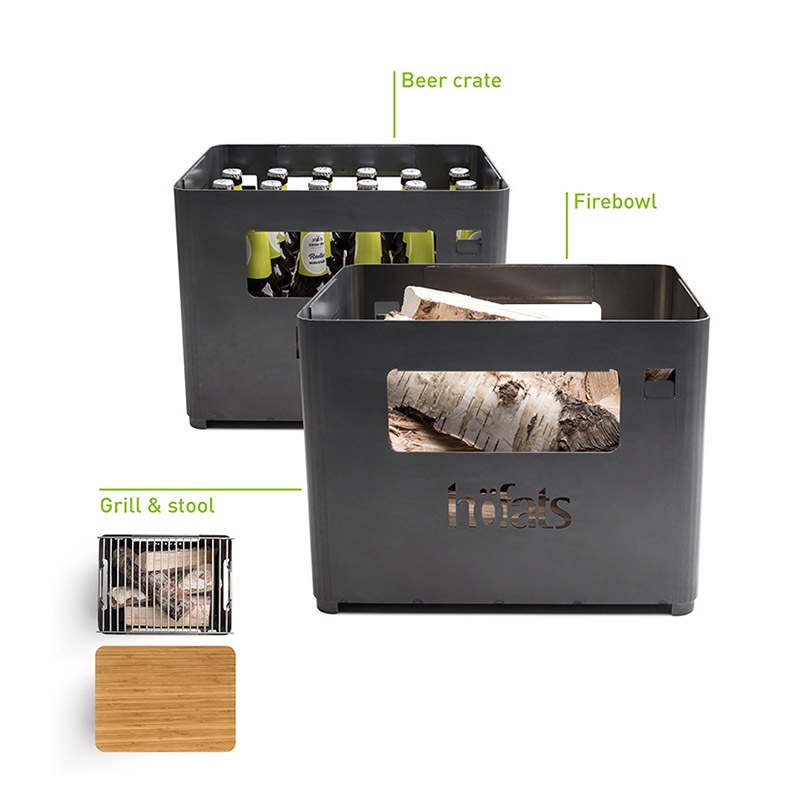 BEER BOX Fire basket�åۡ��ե��å�/�ӥ��ܥå������ե����䡼�Х����å� ��hoefats��/ BBQ����� ʲ��