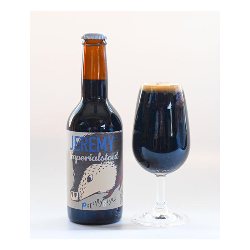 JEREMY _Imperial Stout 330ml, 6 ߡåڥå꡼ӡPECCARY BEER