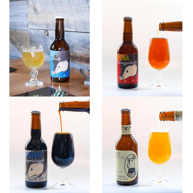 �ڥå��꡼�ӡ��� �������A��B���å�  330ml 6������ ��PECCARY BEER��-2������