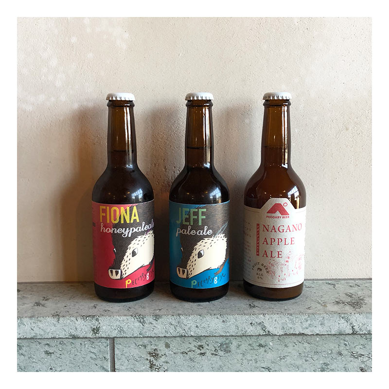 ������� C��D���å� �ڥå��꡼�ӡ��� 330ml, 6������ ��PECCARY BEER�ۡ�