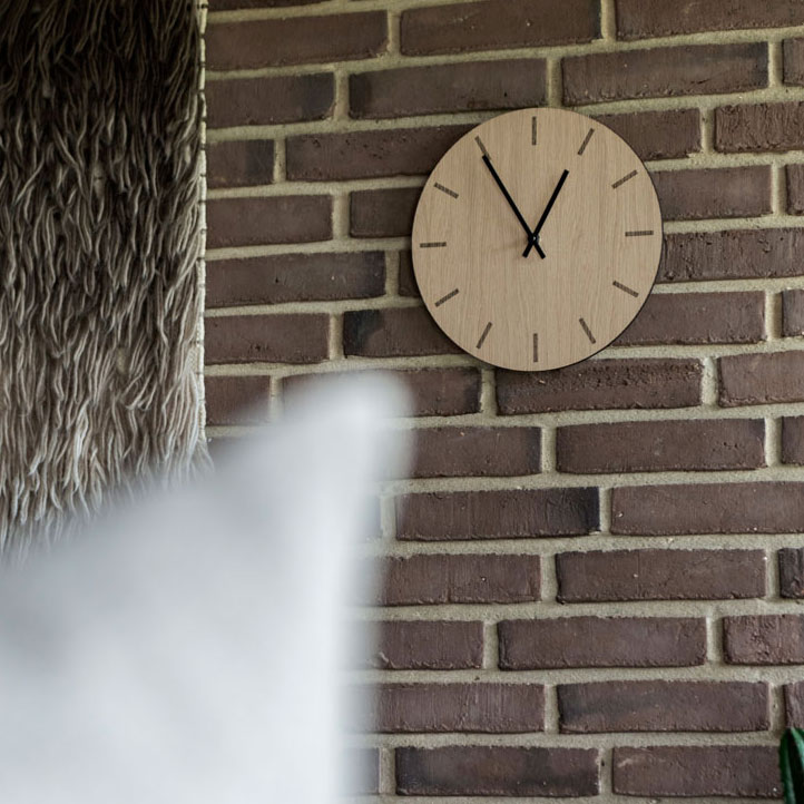 Wall Clock  HEMVERK Light Oak 280mm/380mm  Dark Oak 280mm_ ɳݤ