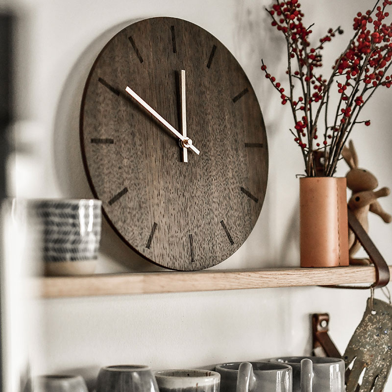 Wall Clock  HEMVERK Light Oak 280mm/380mm  Dark Oak 280mm_ ɳݤ