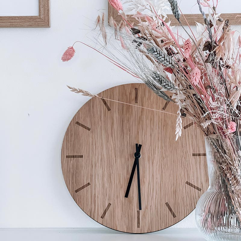 Wall Clock  HEMVERK Light Oak 280mm/380mm  Dark Oak 280mm_ ɳݤ