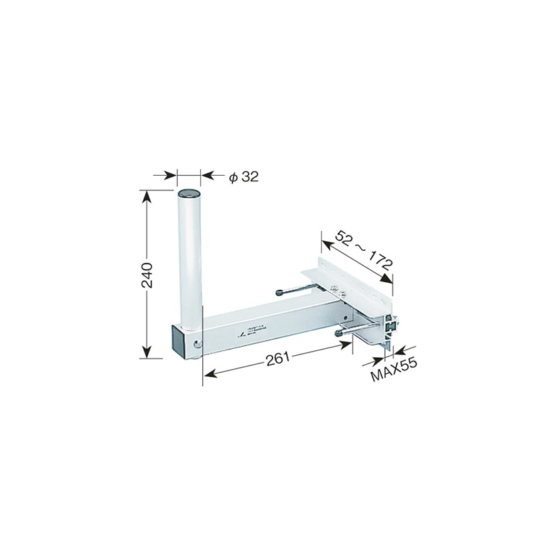 ベランダ用取付金具(BS・CSアンテナ用)｜DXアンテナ公式通販