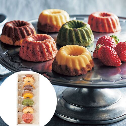 (期間限定!通常配送料無料)★山口 「ホシフルーツ」 果実のミニョン・ド・クグロフ(6個) 菓子・パン類
