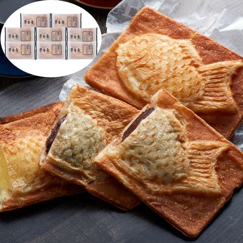 (期間限定!通常配送料無料)★ クロワッサン鯛焼き3種セット 菓子・パン類